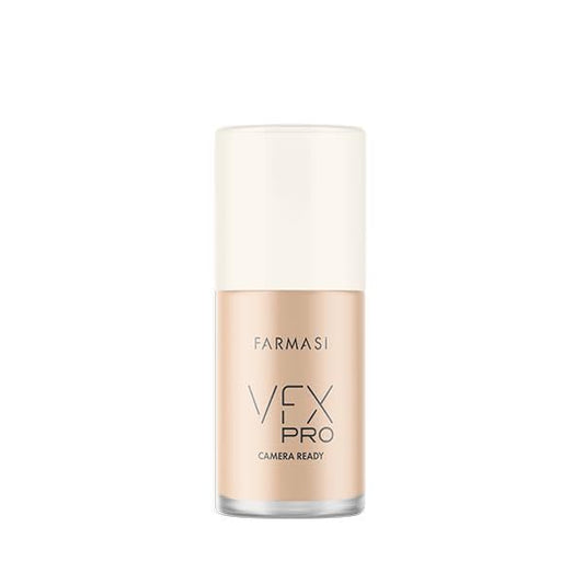 FARMASi Vfx Pro Foundation, Full Coverage Liquid Cream, Lightweight Long Lasting Coverage, Breathable Skin Moisturizer with Color True Matte Blending, Face Makeup, 1 fl. oz / 30 ml - Neutral Medium 13-VivaGrace Women