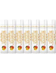 7-Pack Mango Lip Balm Gift Set by Naturistick. 100% Natural Ingredients. Best Beeswax Chapstick for Dry, Chapped Lips. Made in USA-VivaGrace Women
