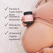 Belly Bundle by Irene Organics - Organic Belly Butter and Oil for Pregnancy Stretch Mark Prevention and Treatment - Award Winning Skincare For Pregnancy and Postpartum - Mother's Day Gift Set (Small)-VivaGrace Women