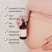 Belly Bundle by Irene Organics - Organic Belly Butter and Oil for Pregnancy Stretch Mark Prevention and Treatment - Award Winning Skincare For Pregnancy and Postpartum - Mother's Day Gift Set (Large)-VivaGrace Women