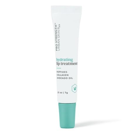 Urban Skin Rx® Pro Strength Hydrating Collagen & Peptides Daily Lip Treatment, Non-Sticky, Clear, Ultra-Moisturizing Balm, Smooths, Softens & Plumps for a Healthier & More Youthful Appearance, 0.25g-VivaGrace Women
