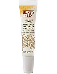 Burt's Bees 100% Natural Hydrating Lip Oil with Sweet Almond Oil, 1 Tube (Pack of 4)-VivaGrace Women