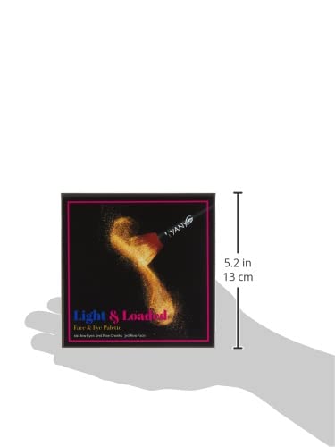 Luxe Light & Loaded Multi-Use Palette | 4-in-1, Eyeshadow, Blush, Contour, Highlight | Mix colors for Custom Blends | Includes Mirror and Dual Brush-VivaGrace Women