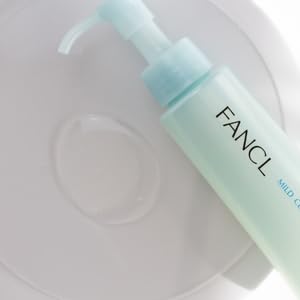 FANCL Mild Cleansing Oil, Japanese Facial Cleansing Oil, Makeup Remover, Oil Cleanser, 100% Preservative Free, Clean Skincare for Sensitive Skin [US Package] (1, Blue)