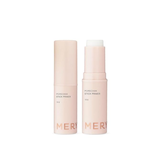 MERYTHOD PORE-CHAK Stick Primer Erasing Mattifying Hard Primer Stick, Filttered Effect, Easy Stick Type, Uneven&Pore Cover 0.4oz-VivaGrace Women
