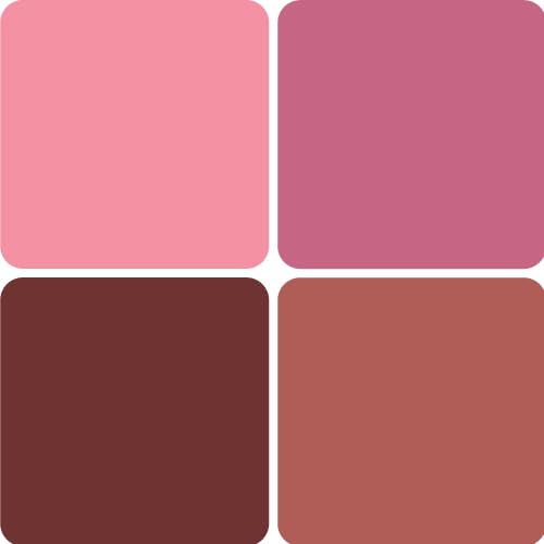 Ogee Tinted Sculpted Lip Oil - Blossom 4 Piece Gift Set - Made with 100% Organic Coconut Oil, Jojoba Oil, and Vitamin E - Best as Lip Balm, Lip Color or Lip Treatment-VivaGrace Women