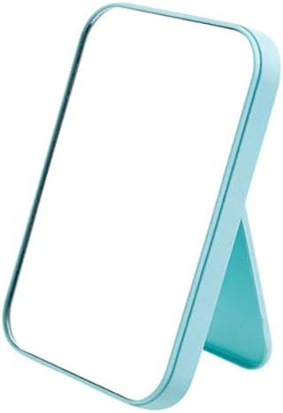Coobbar Foldable Desktop Princess Mirror - Square, Simple, Portable Makeup Mirror for Women (Green)