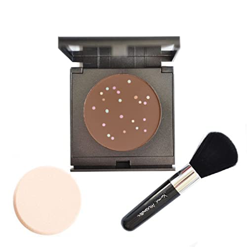 Magic Minerals by Jerome Alexander Mineral Powder Foundation with Color Correctors, Antioxidant Skincare Formula (Dark)-VivaGrace Women