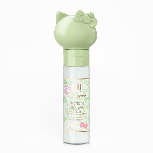 Pixi Beauty + Hello Kitty Milky Mist 2.70 Fl Oz | Hydrating Moisturizer for Dry Skin | Infused with Hyaluronic Acid-VivaGrace Women