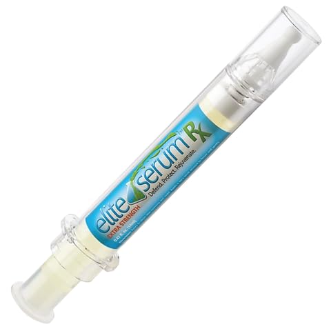 Elite Serum Rx - Anti Aging Under Eye Serum for Dark Circles and Puffiness with 8 Patented Peptides - Extra Strength Lifting and Firming Treatment for Wrinkle Repair and Eye Bag Removal-VivaGrace Women