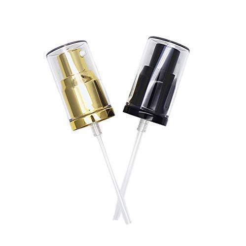 2Pack Foundation Pump Compatible with Maybelline Fit Me Liquid Foundation Makeup (Gold+Black)-VivaGrace Women