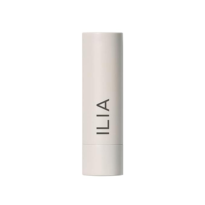 ILIA - Balmy Tint Hydrating Lip Balm | Non-Toxic, Cruelty-Free, Moisturizing + Sheer, Buildable Lip Color (Faded, 0.15 oz | 4.4 g)-VivaGrace Women