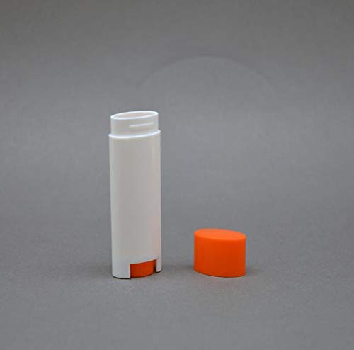 5ml 25Pcs Empty Oval Deodorant Lip balm Tubes Containers Twist-up Refillable Containers for Lipstick,Chapstick,Homemade Lip balm,DIY Deodorants(Pink White)-VivaGrace Women