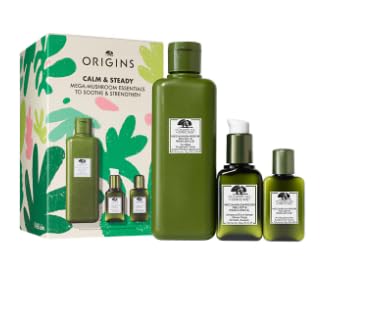 Origins Calm & Steady Mega-Mushroom Essentials To Soothe & Strengthen-VivaGrace Women