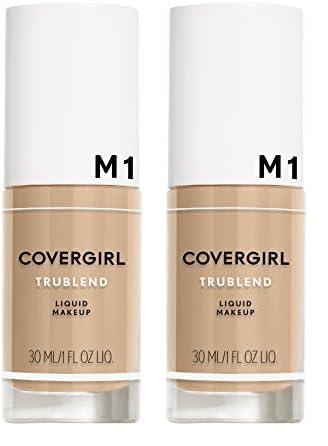 COVERGIRL Trublend Liquid Makeup Natural Beige M1 1 Fl Oz, 1.000-Fluid Ounce (Pack of 2)-VivaGrace Women