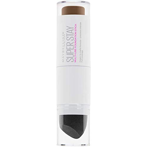 Maybelline New York Super Stay Foundation Stick for Normal To Oily Skin, Deep Bronze, 0.25 Ounce-VivaGrace Women