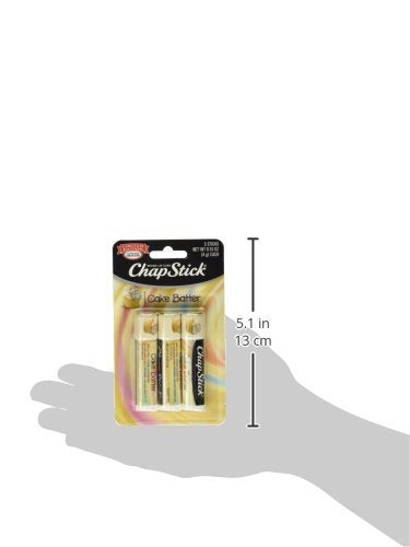 Chap Stick Lip Care - Limited Edition - Cake Batter - 3 Count Sticks Per Package - Pack of 3 Packages-VivaGrace Women