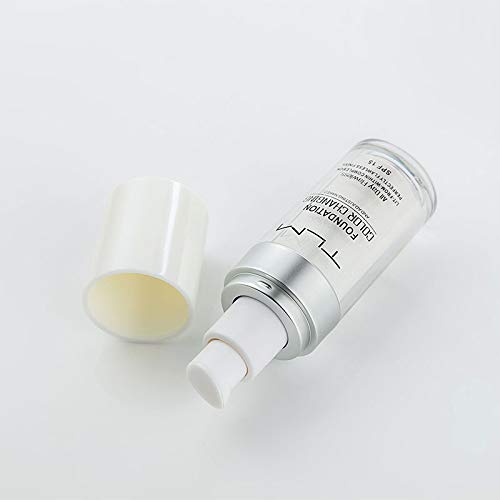 TLM Foundation Color Changing,TLM Colour Changing Liquid Foundation Hides Wrinkles & Lines,BB Cream Makeup Base Concealer Cover Moisturizing Fluid for all Skin Tone SPF15(30ML)-VivaGrace Women