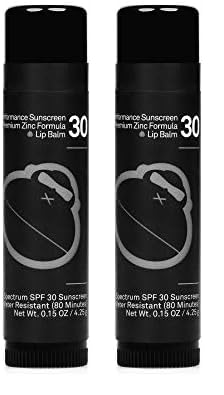 Sun Bum Signature SPF 30 Sunscreen Lip Balm | Vegan and Cruelty Free Broad Spectrum Water Resistant Chapstick with UVA/UVB Protection | .15 oz, Clear (Pack of 2)-VivaGrace Women