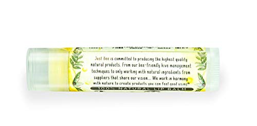 100% Natural Beeswax Lip Balm with Organic Oils (Sweet Honey, 4 pack)-VivaGrace Women