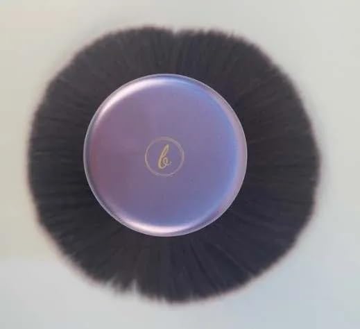 Luxurious and Large Ultra Soft Fluffy Powder Brush, Multipurpose Face, Body, Barber and Beauty Tool, with wooden base Soft Kabuki Brush by BevyGold (Violet)-VivaGrace Women