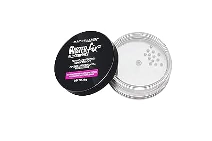MaybellineFacestudio Lasting Fix Setting + Perfecting Loose Powder Makeup, All Day Matte Wear, Minimizes Shine, Sets Foundation Makeup, Translucent, 0.21 oz., White-VivaGrace Women