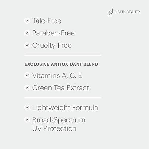 Glo Skin Beauty Luminous Liquid Mineral Foundation Makeup with SPF 18 (Café) - Improves Uneven Skin Tone, Smooths & Corrects Imperfections, Sheer to Medium Coverage, Dewy Finish-VivaGrace Women