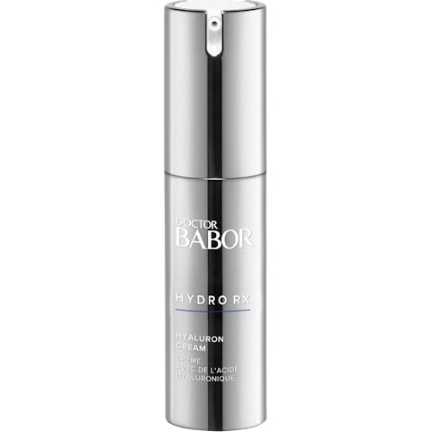 BABOR DOCTOR HydroRX Hyaluron Cream, Travel Lightweight Hyaluronic Acid Face Moisturizer for Dry Skin, Prevents Moisture Loss and Reduces Dryness Lines, Fragrance Free, 0.5 oz-VivaGrace Women