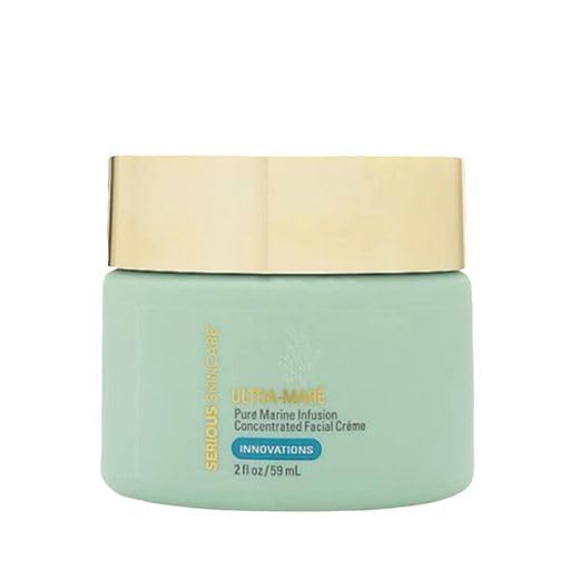 Serious Skincare Ultra-Mare Pure Marine Infusion Trio – Ultra-Mare Serum 1 oz, Ultra-Mare Facial Cream 2 oz. & Ultra-Mare Eye Cream .5 oz – Anti-Aging – Algae and Plankton extracts-VivaGrace Women