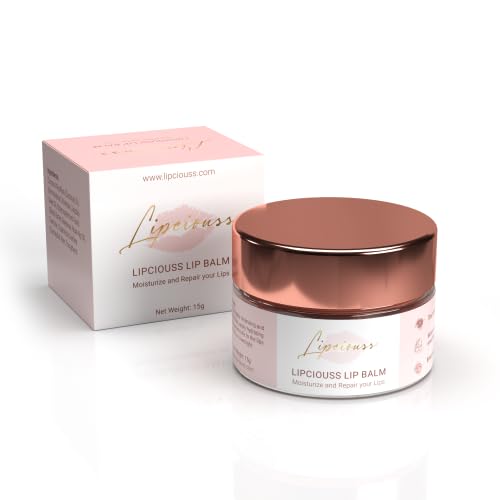 Lip Balm for Hydration, Coconut Oil, Beeswax, Rosehip Oil, Minerals, Overnight Treatment-VivaGrace Women