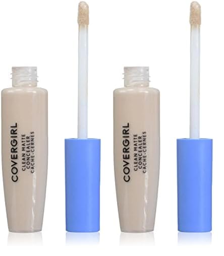 COVERGIRL - Clean Matte Concealer, Oil-Free, Lightweight Formula, Blendable, Natural-Looking Coverage, 100% Cruelty-Free (Pack of 2)-VivaGrace Women