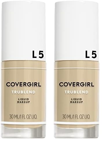 Covergirl Trublend Liquid Makeup Foundation, L5 Creamy Natural, 1 Fluid Ounce (Pack of 2)-VivaGrace Women