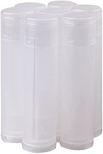 100Pcs 5ML Transparent Clear Empty Lip Balm Tubes Containers-VivaGrace Women