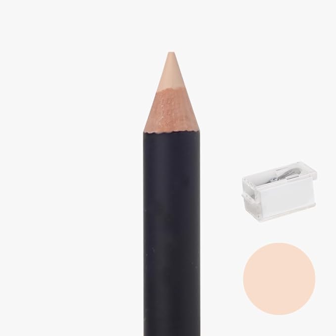 [K-Beauty Makeup] Courcelles Concealer Pencil CC706/CC707/CC708, Hard type-Natural Cover, light, medium, dark beige (CC707-Medium Beige+Sharpener)-VivaGrace Women