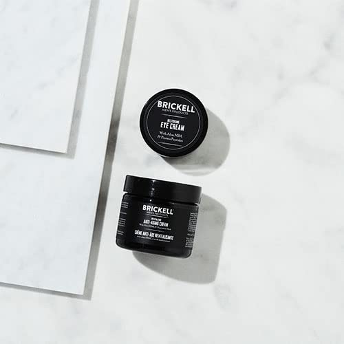 Brickell Men's Ultimate Anti-Aging Routine, Anti-Wrinkle, Night Face Cream and Eye Cream to Reduce Puffiness, Wrinkles, Dark Circles, Under Eye Bags, Natural and Organic, Unscented-VivaGrace Women