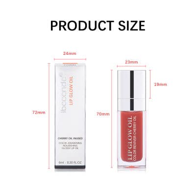 Lip Glow Oil, Care Of Lips, Highlight Lip Color And Lip Oil Hydrating Tinted Lip Balm, Lip Oil Gloss Tinted Hydrating Lip Care Lines Lip Crystal Jelly Moisturizing (012 RoseWood)-VivaGrace Women