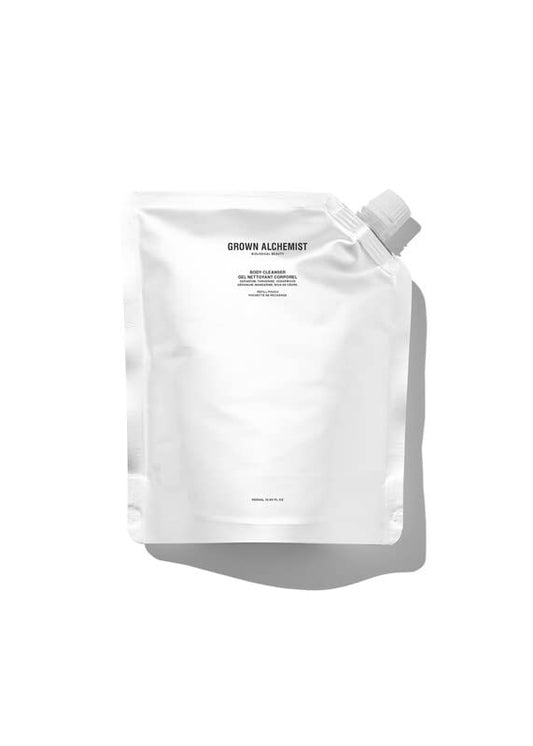 Grown Alchemist Body Cleanser REFILL Pouch: Geranium, Tangerine, Cedarwood. Gentle Body Wash that Hydrates and Cleanses Skin, 500 ml-VivaGrace Women