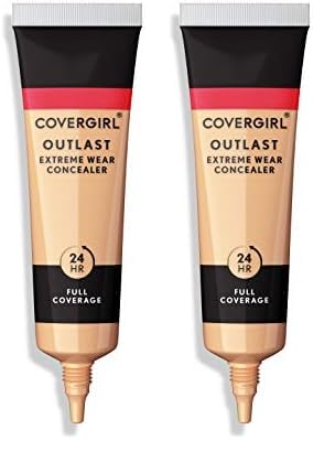 COVERGIRL Outlast Extreme Wear Concealer, Golden Ivory 802 (Pack of 2)-VivaGrace Women
