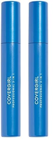 Covergirl Professional All-in-One Curved Brush Mascara, Very Black, 0.3 Fluid Ounce (Pack of 2)
