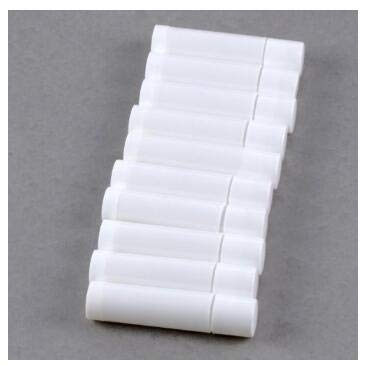 50PCS 5ml Empty Refill White Plastic Lip Gloss Balm LipStick Tubes Sample Packing Vials Holder Bottles DIY Beauty Tool-VivaGrace Women