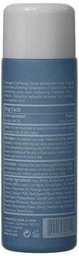 Clarifying Toner for Acne and Blemishes, Face Toner, Facial Toner, Skin Toner, Acne Toner, Toner Oily Skin, Salicylic Acid Toner, Astringent for Face, Toners, 4 Fl Oz-VivaGrace Women