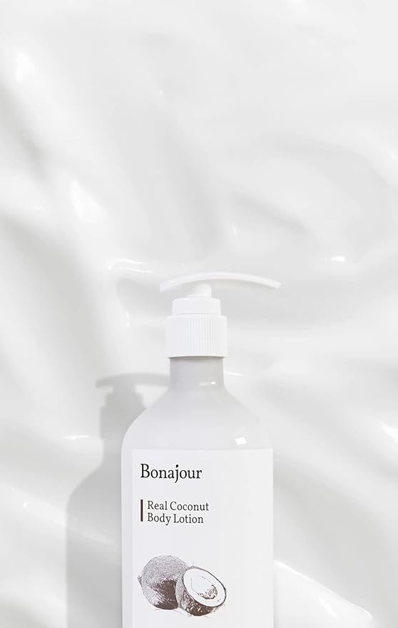 BONAJOUR] Vegan Daily Natural Coconut Oil Body Moisturizer – Treatment Healing Body Care 10.5 Fl. Oz-VivaGrace Women