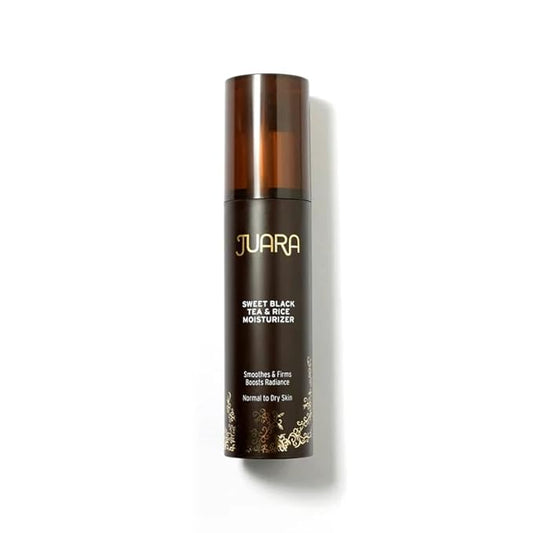 Juara Sweet Black Tea and Rice Moisturizer | Hydrating Face Lotion | Plumping Hyaluronic Acid | Dull, Dry Skin Therapy | Moisturizing Treatment | Paraben and Sulfate Free | 100% Vegetarian | 1.7 oz