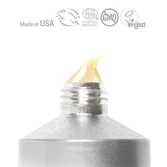 Hurraw! Balmtoo Squeezable Balm, Unscented: Thick and ultra-moisturizing for anywhere application. Body, face, lips, neck, fingers, toes. 1 tube = 7 sticks of lip balm. Natural, Organic. Made in USA-VivaGrace Women