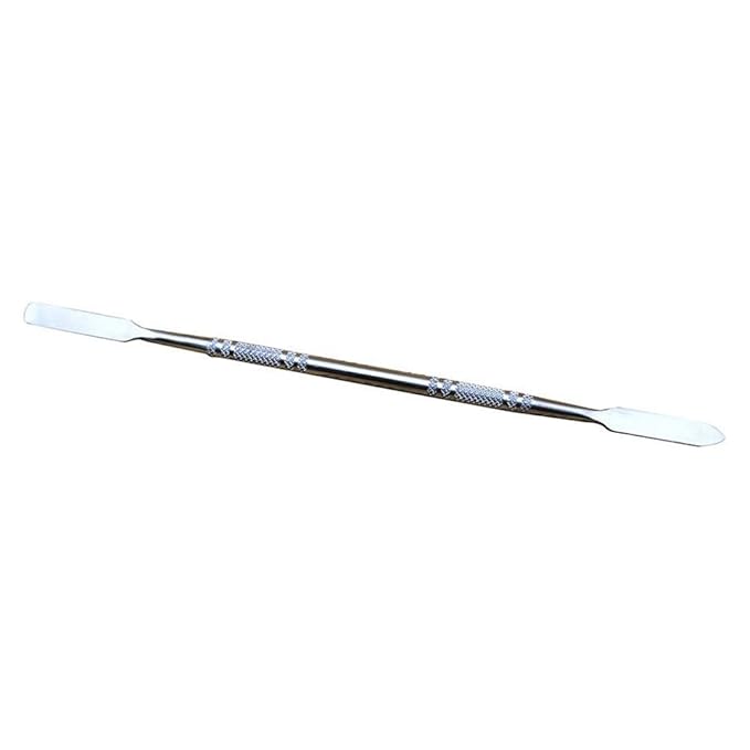 7.2 inches Pro Stainless Steel Make Up Spatula Double Sided Cosmetic Stirring Rod Nail Art Manicure Tools (size-2)-VivaGrace Women