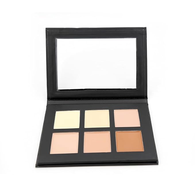 6 color Contour Cream Kit foundation mattle Sculpt Enhance Features (Light)-VivaGrace Women