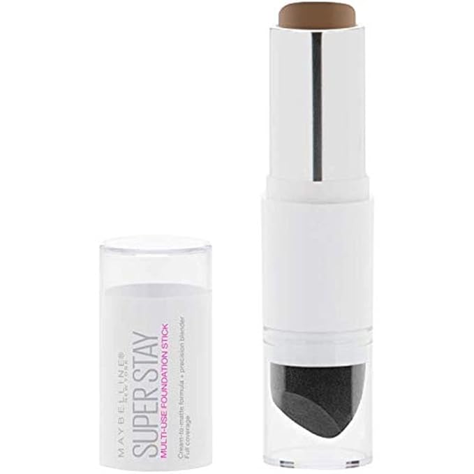 Maybelline New York Super Stay Foundation Stick for Normal To Oily Skin, Deep Bronze, 0.25 Ounce-VivaGrace Women