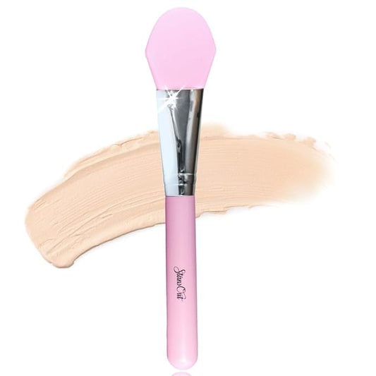 StansOut Foundation Applicator - Liquid Foundation Brush, for Cream or Powder - Easy to Clean - Travel-Friendly, Durable - Ideal for Professional Makeup Results - Pointed Shape, Smooth Silicone Edge-VivaGrace Women