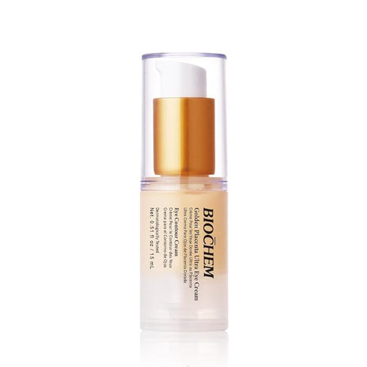 Golden Placenta Ultra Eye Cream - 0.51 fl oz / 15 ml, Luxury Eye Contour Treatment for Wrinkles and Dark Circles-VivaGrace Women