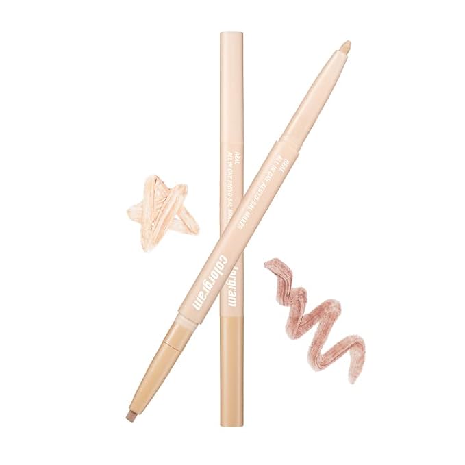 COLORGRAM Under Eye Highlighter Stick 03 Real Tone | Silky-Smooth Long-Lasting Highlighter & Contouring Stick for Smudge-Proof, Shining Daily Makeup | K-Beauty Face Highlighters & Luminizers-VivaGrace Women